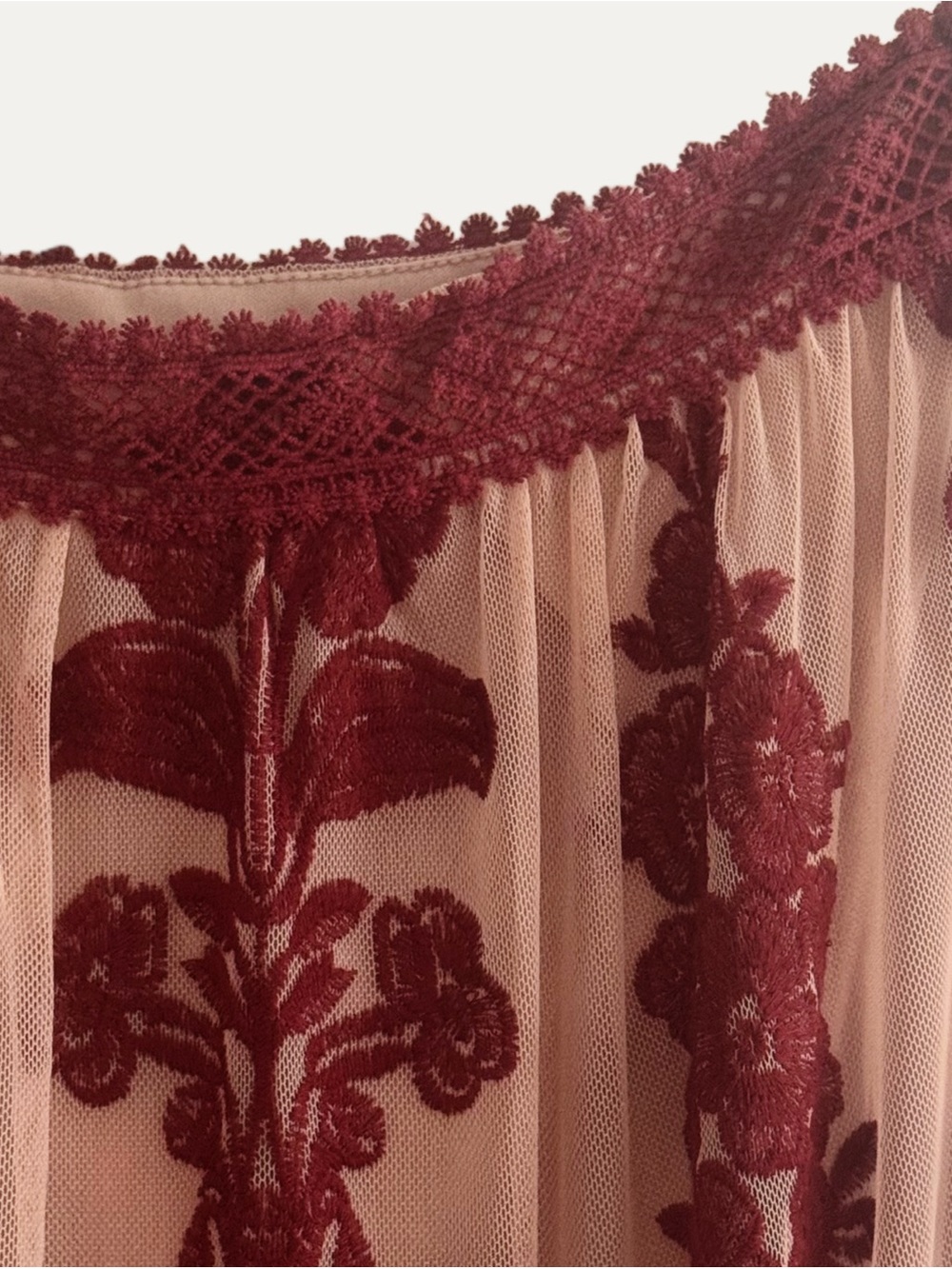 Altard State : Women’s Embroidered Maxi Skirt - Picture 2 of 3